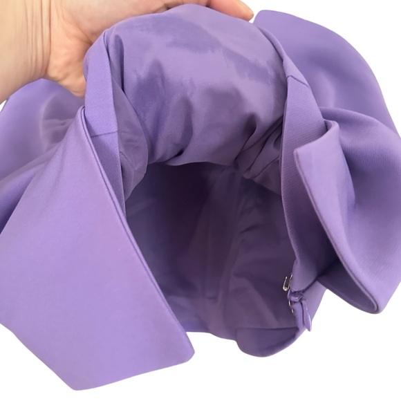 NWT Bagatelle Purple Bow Rhinestone Strap Crop Top Size 8 - Picture 4 of 6